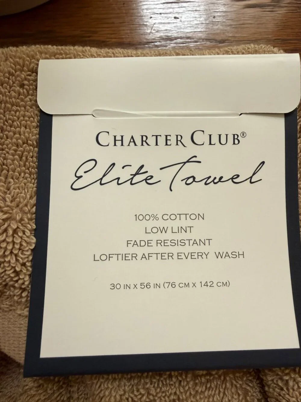 New Five Piece Bath Towel Set by Charter Club 100% Cotton - Picture 5 of 9